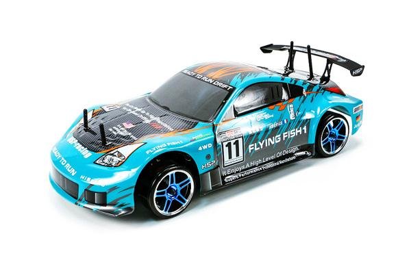 Радиоуправляемая машина автомобиль для дрифта HSP Flying Fish 1 Top масштаб 1:10 4WD - 94123TOP|12312 350Z