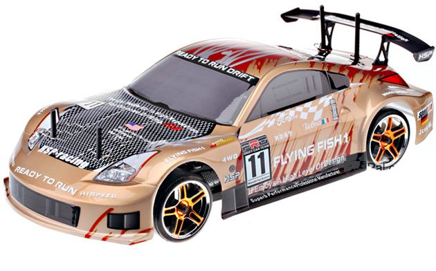 Радиоуправляемая машина для дрифта HSP Flying Fish 1 масштаб 1:10 4WD 2.4G 350Z - 94123|12311