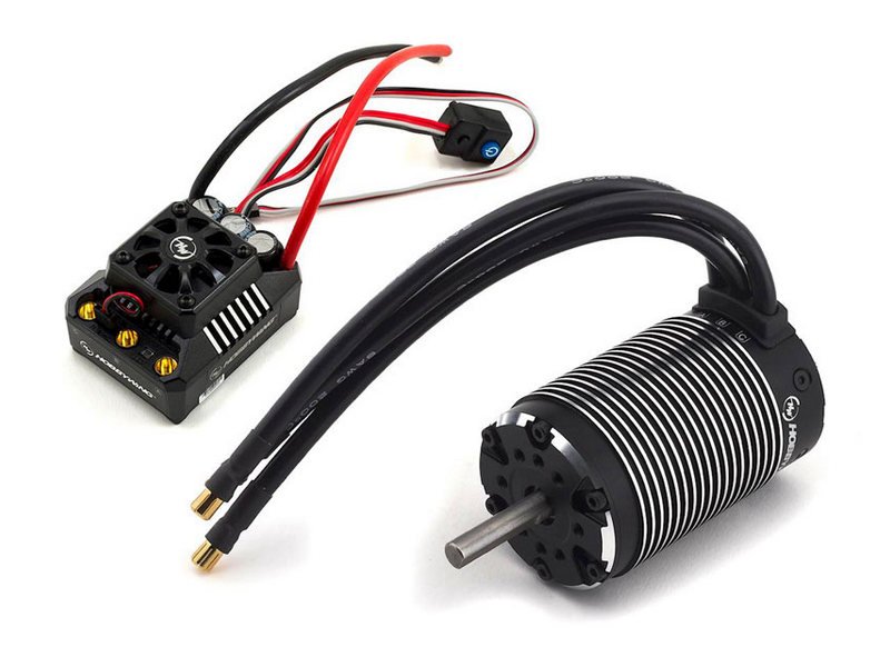 Бесколлекторная бессенсорная система Hobbywing COMBO-MAX6-5687/1100KV (160A, 1/6) влагозащита - HW-38010802