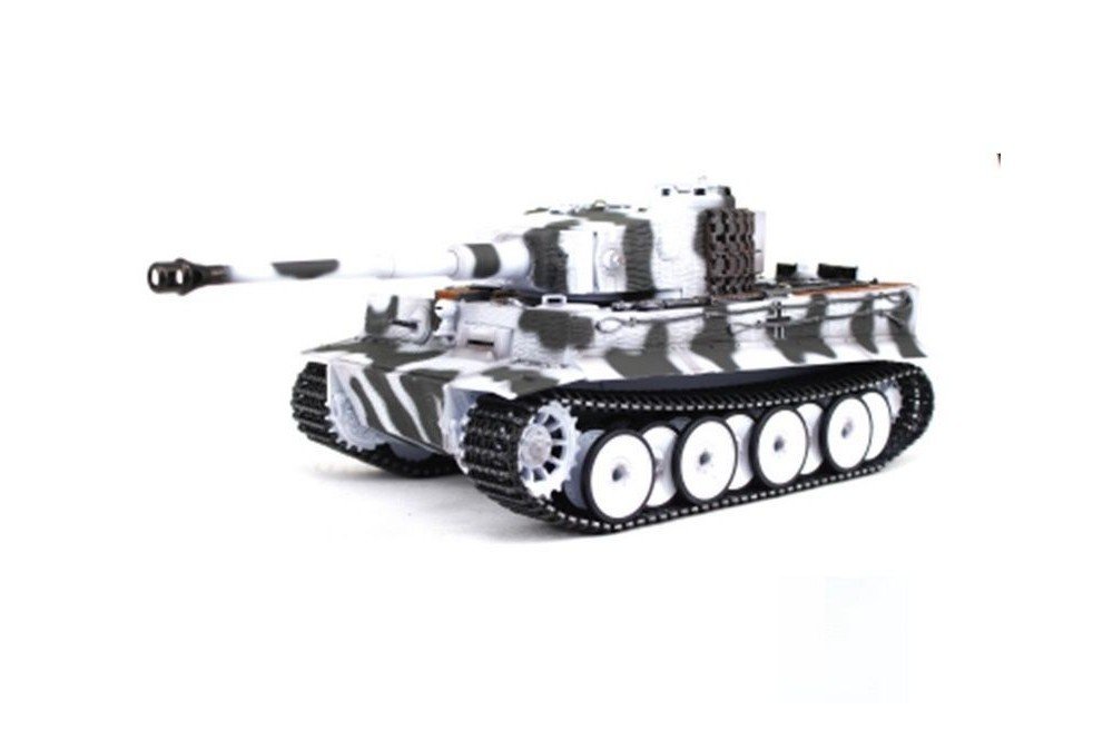 Радиоуправляемый танк Taigen 1/16 Tiger 1 (Германия, поздняя версия) (для ИК боя) V3 2.4G RTR зимний камуфляж - TG3818-BS-IR3.0