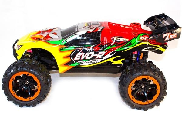 Радиоуправляемый трагги Remo Hobby EVO-R TWINS MOTOR 4WD 2.4G 1:8 RTR + Li-Po RH8062-RED