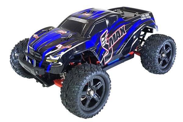 Радиоуправляемый монстр Remo Hobby SMAX Brushless UPGRADE 4WD 2.4G 1/16 RTR RH1635UPG-BLUE