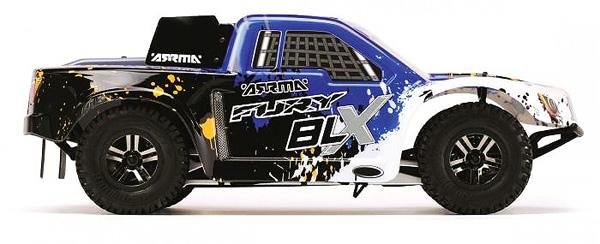 Радиоуправляемая машина шорт-корс трак Arrma Fury BLX 2WD RTR масштаб 1:10 2.4G - AR102543