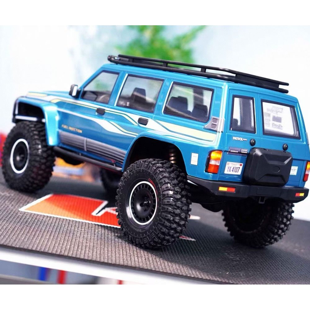 Радиоуправляемая модель трофи Yikong 4107 PRO V2 crawler Patrol Y60 (Hydro blue) 4WD ARTR масштаб 1:10 2.4G - YK-4107PRO-V2-HB