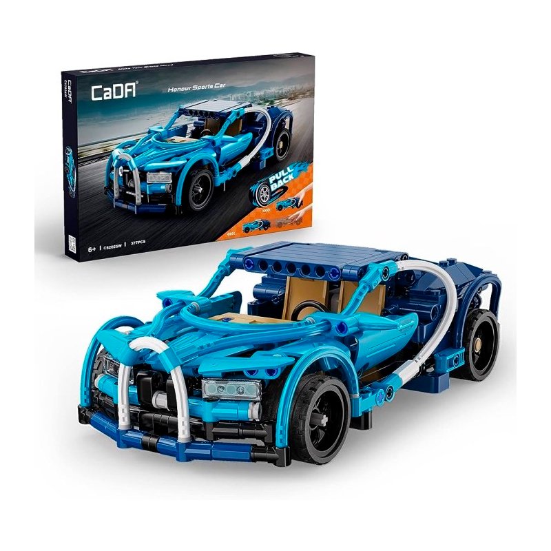 Конструктор CaDA спортивный автомобиль Honour, инерционный (377 деталей) - C52025W