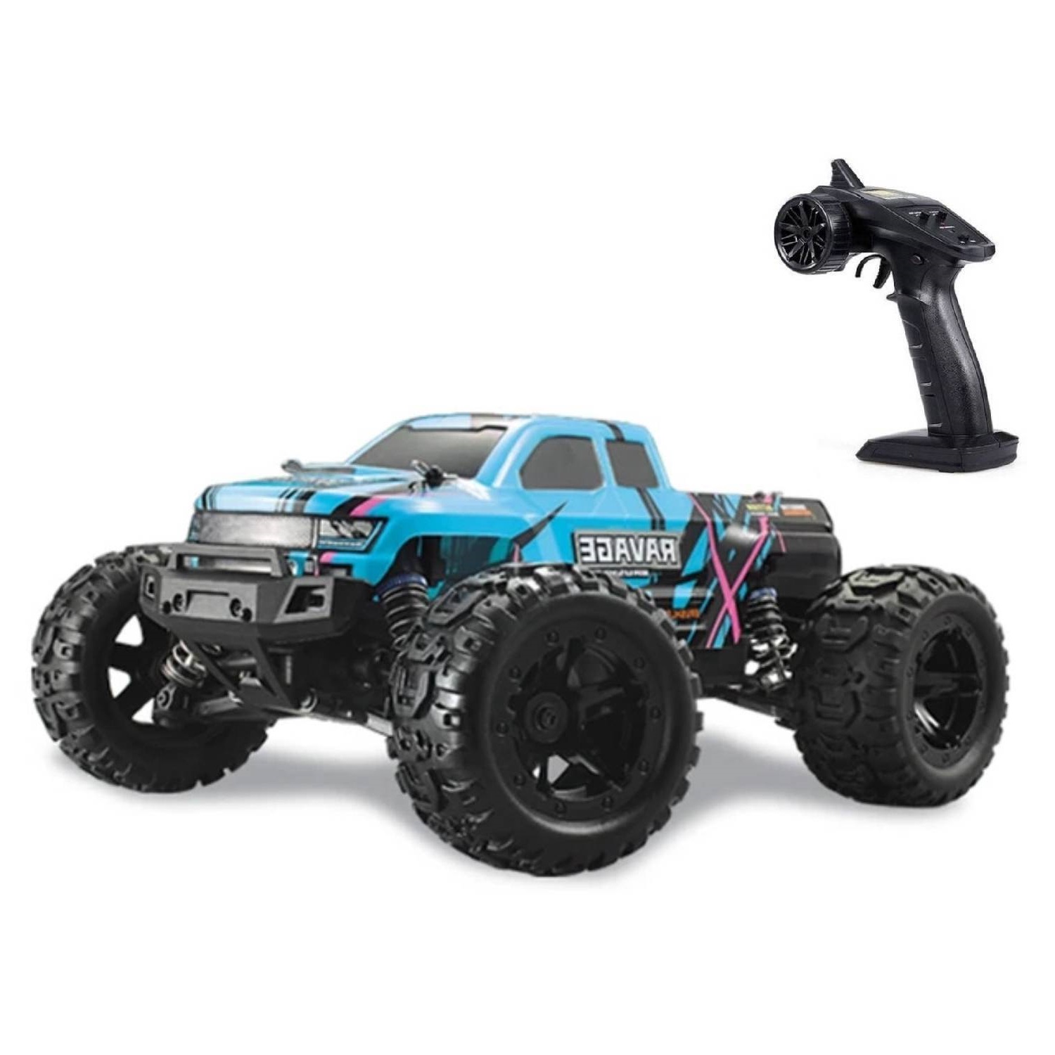 Радиоуправляемый монстр Haiboxing Ravage 4WD 2.4G 1/16 RTR HBX-16889A-Blue