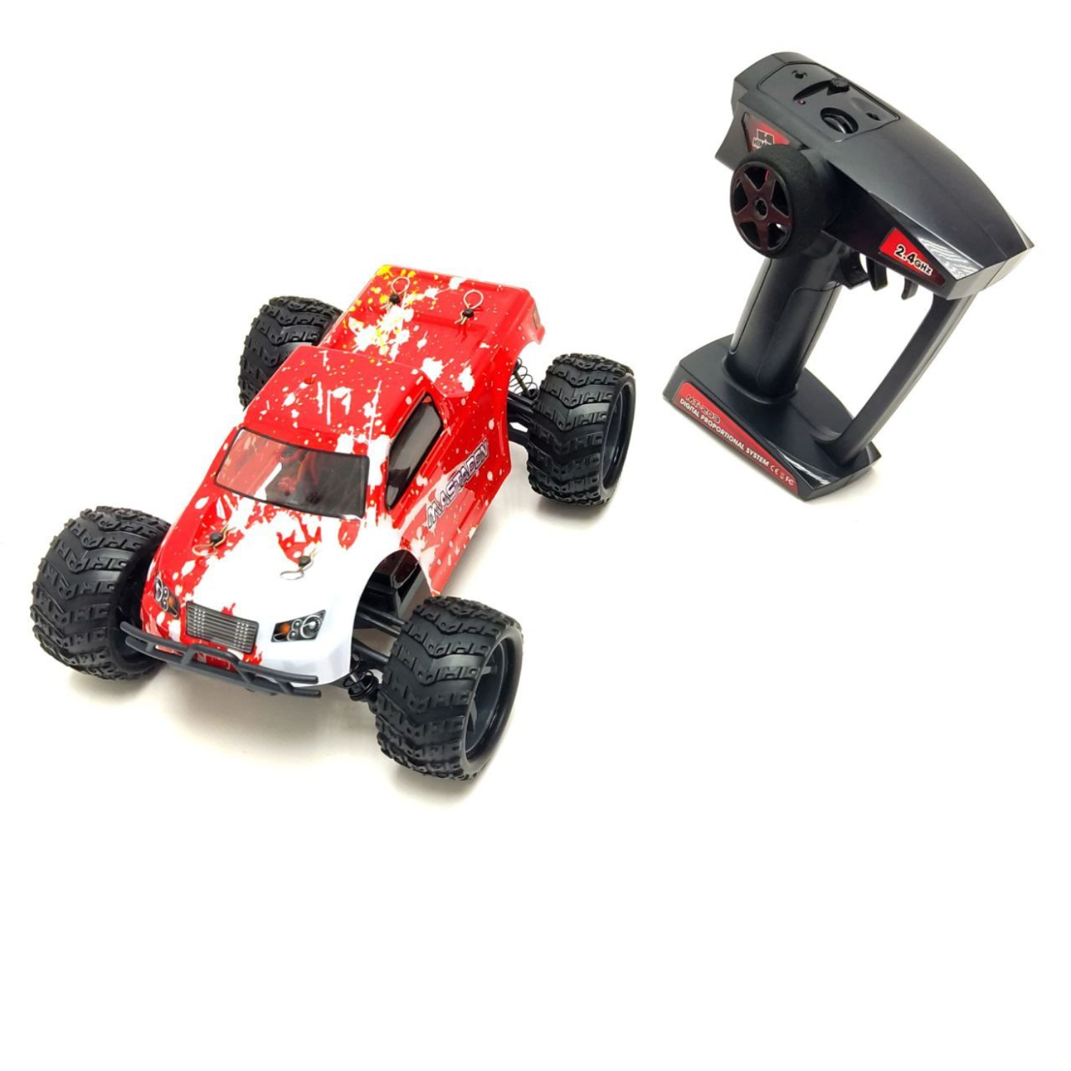 Радиоуправляемый монстр Himoto Mastadon 4WD RTR масштаб 1:18 2.4G - E18MT-28709