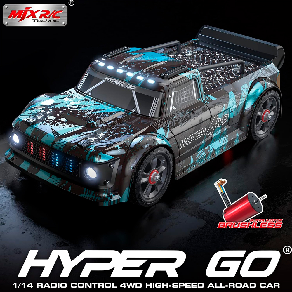 Радиоуправляемая машина MJX Hyper Go 14301 2.4G 1/14 4WD Brushles Drift Monster Truck