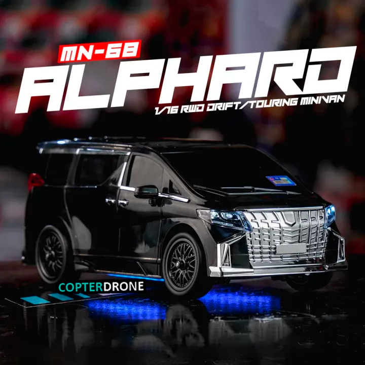 Радиоуправляемая машина MN MODEL Alphard (черный) RTR 2WD масштаб 1:16 2.4G - MN-68|BLACK