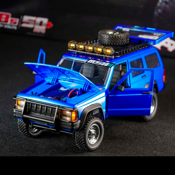 Радиоуправляемая машина джип MN MODEL CHEROKEE (синий) RTR 4WD масштаб 1:12 2.4G - MN-78|BLUE