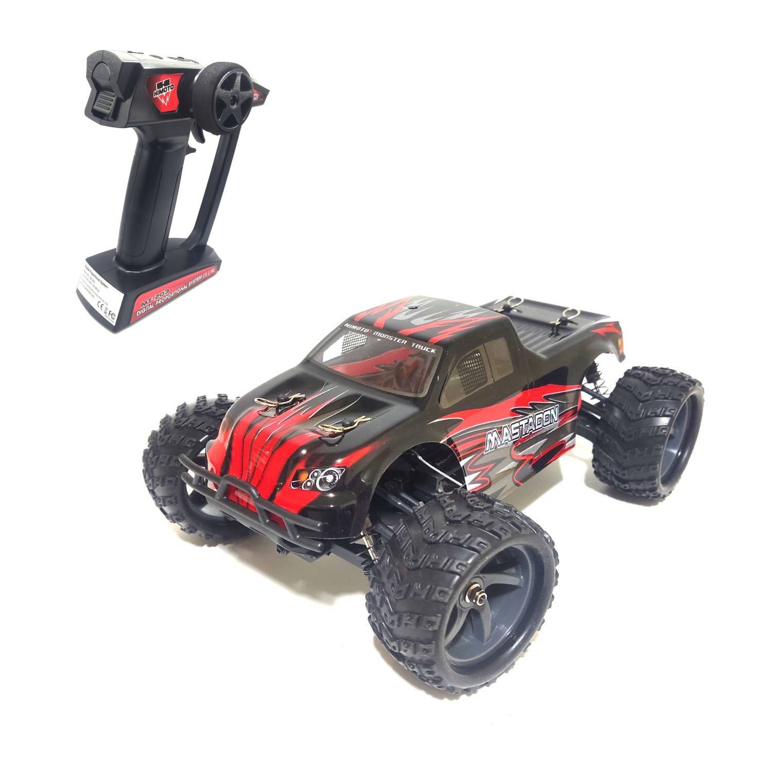 Радиоуправляемый монстр Himoto Mastadon 4WD RTR масштаб 1:18 2.4G - E18MT-28804R