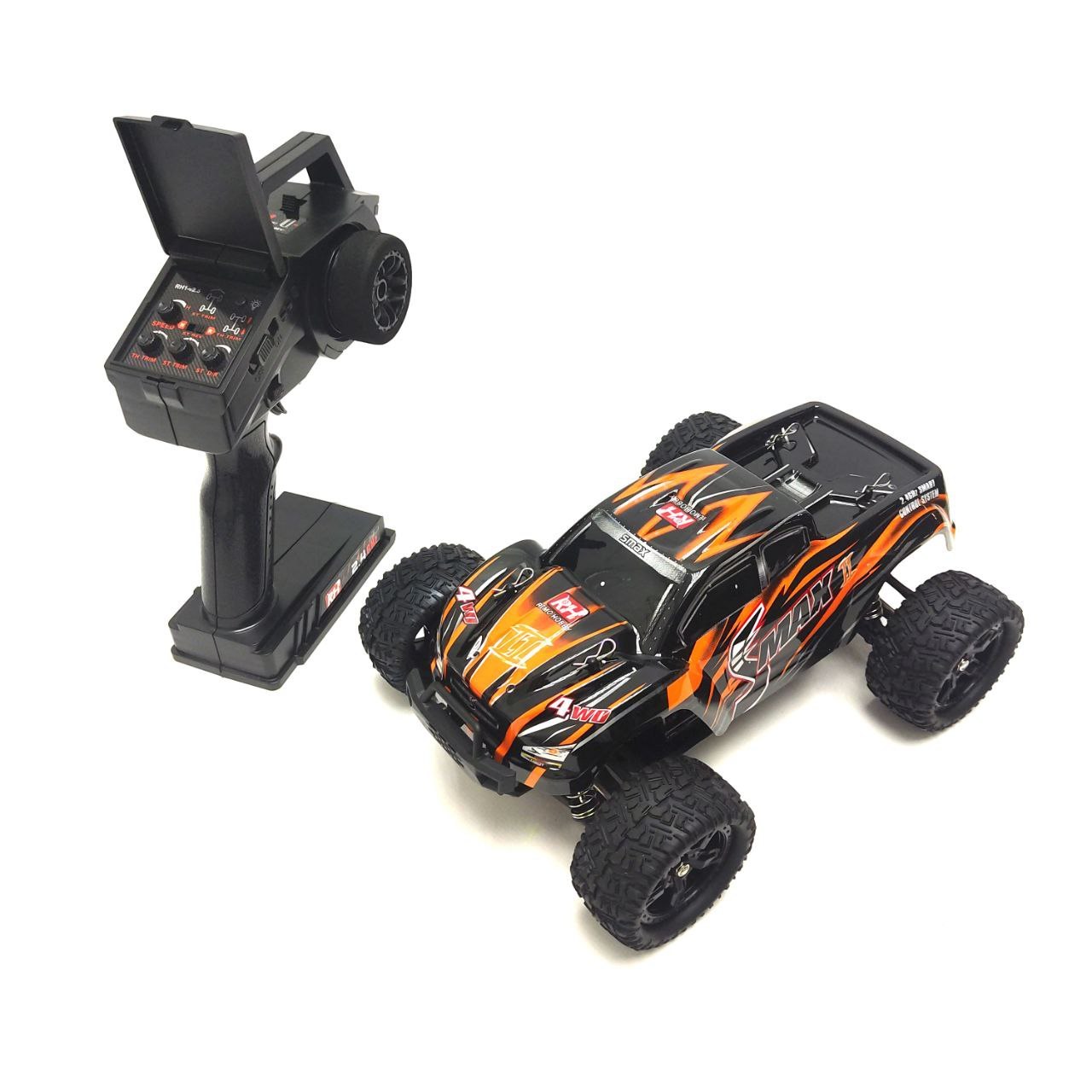 Радиоуправляемая машинка монстр Remo Hobby Smax 4WD RTR 2.4G масштаб 1:16 - RH1631-BLACK