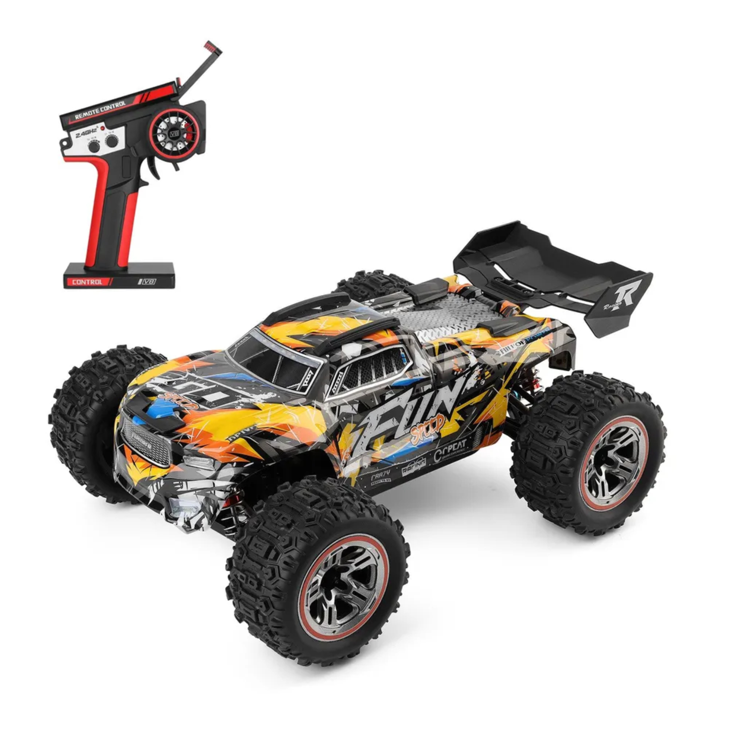 Радиоуправляемый монстр WLToys Brushless 4WD 2.4G 1/18 RTR WLT-184008-B