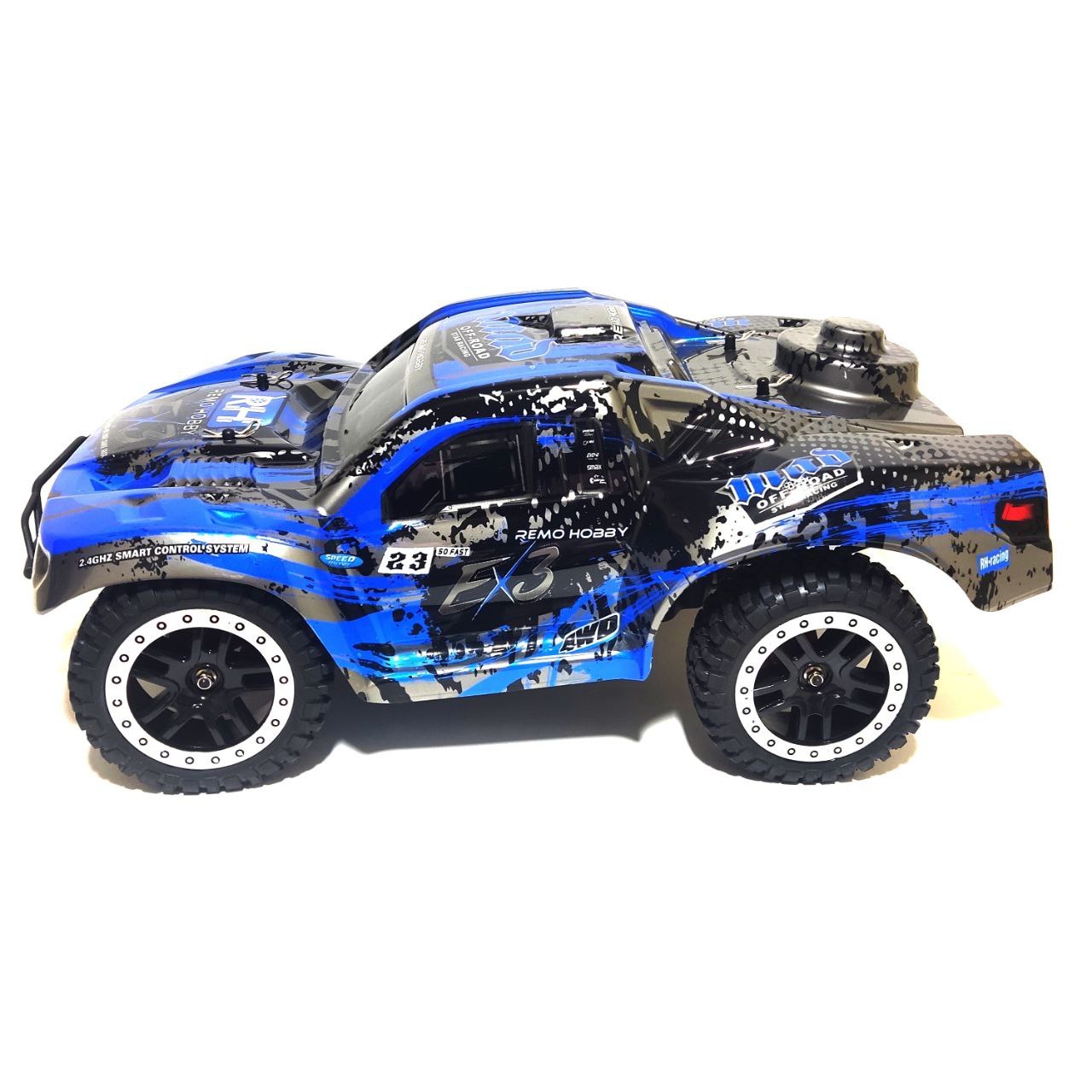 Радиоуправляемая машина шорт-корс Remo Hobby 4WD RTR масштаб 1:10 2.4G - RH10EX3UPG-BLUE
