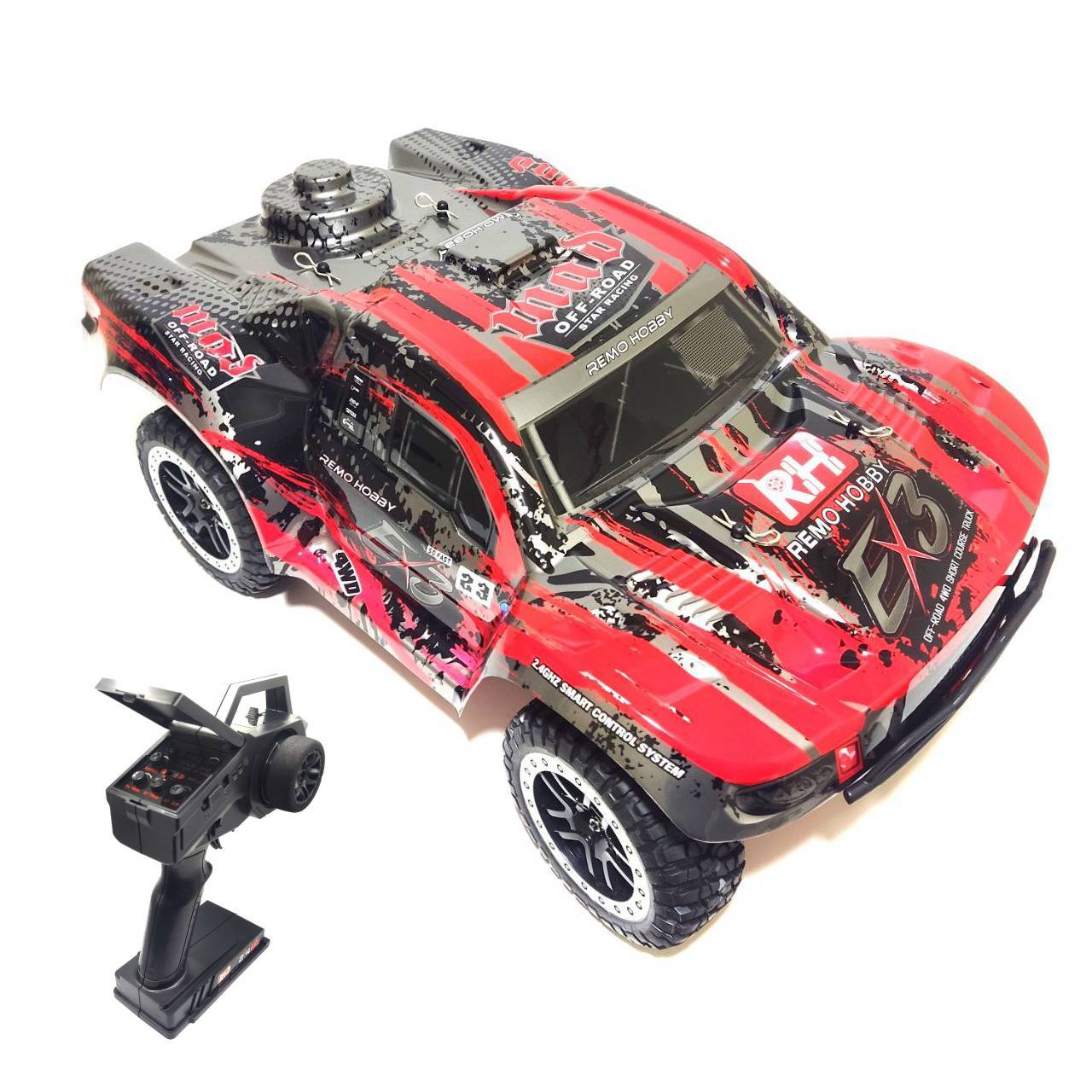 Радиоуправляемая машина шорт-корс Remo Hobby 4WD RTR масштаб 1:10 2.4G -  RH10EX3UPG-RED - купить в Санкт-Петербурге в интернет магазине