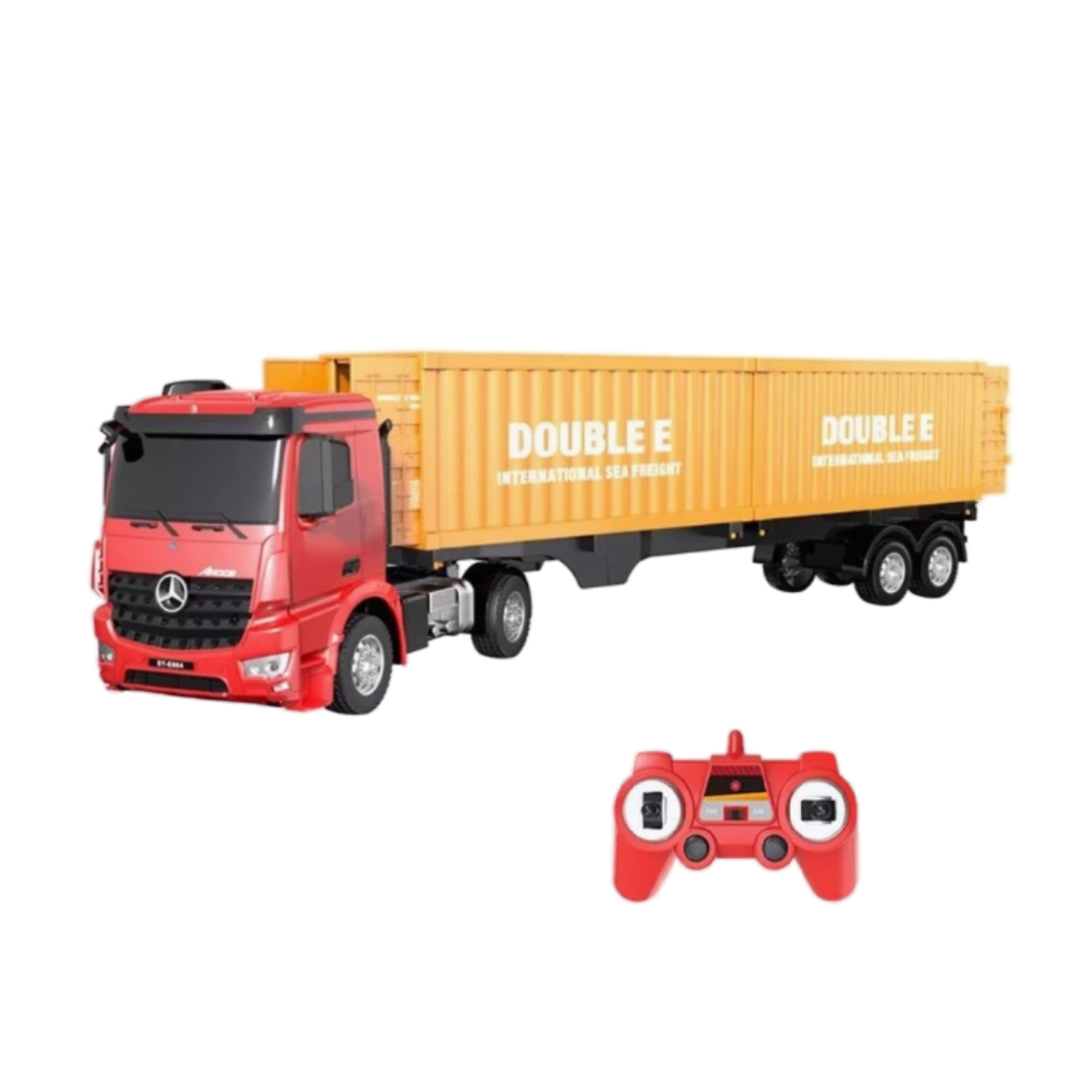 Радиоуправляемый грузовик тягач на 2 контейнера Double Eagle Mercedes-Benz Arocs 1/26 2.4G RTR - E664-003