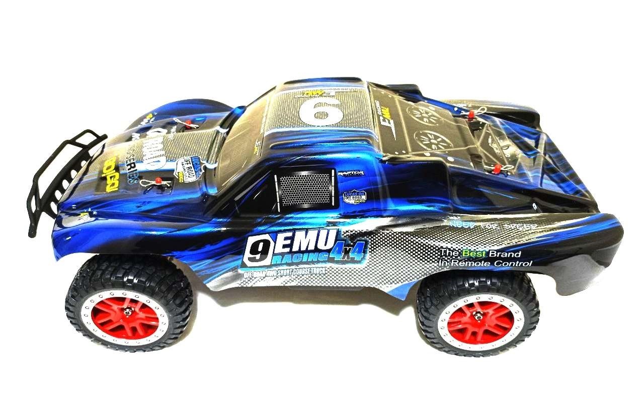 Радиоуправляемая машина шорт-корс Remo Hobby Short 1:8 Brushless 9emu 4WD RTR 2.4G - RH8025-BLUE