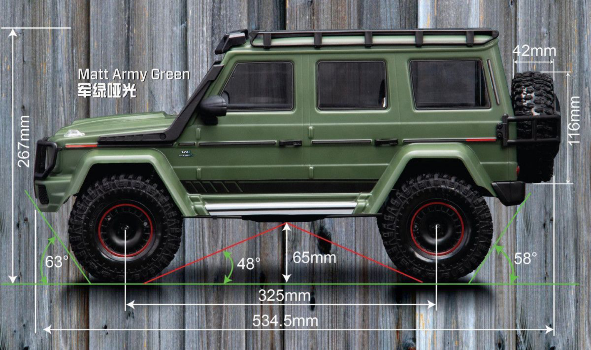 Радиоуправляемая машина трофи Yikong 4106 PRO crawler Benz G500 (Olive)  ARTR масштаб 1:10 - YK-4106PRO-AG - купить в Санкт-Петербурге в интернет  магазине