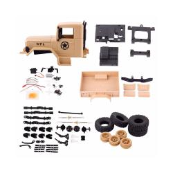 Конструктор для сборки краулера WPL Military Truck масштаб 1:16 KIT - WPLB-14K-Yellow