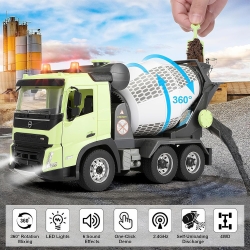 Радиоуправляемый грузовик бетоновоз Double Eagle Volvo FMX 1/20 2.4G RTR - E508-003