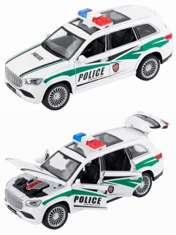 Радиоуправляемая полицейская машина Maybach GLS 1:22 металл - HCL-3605-WHITE
