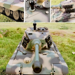 Радиоуправляемый танк Heng Long King Tiger (Германия) Upg V7.0 масштаб 1:16 RTR 2.4G - 3888A-1Upg V7.0