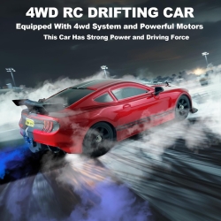 Радиоуправляемая машина для дрифта HB Ford Mustang (4WD, свет, пар, акб, 1:16) - SC16A01-1