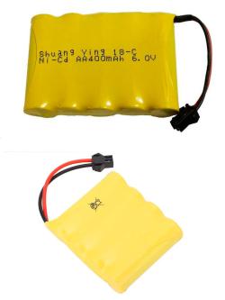 Аккумулятор Ni-Cd 400mAh, 6V, SM для Double Eagle E716-003, EE-400SM6NC
