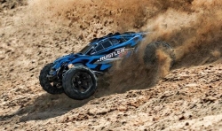 Радиоуправляемая трагги Traxxas Rustler 4X4 4WD RTR масштаб 1:10 2.4G TRA67064-1-BL
