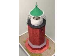 Сборная картонная модель Shipyard маяк Rotes Kliff Lighthouse (№87), 1/72 - ML087