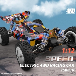 Радиоуправляемая машина багги WLtoys Brushless 4wd 75Km|h RC racing car RTR - WLT-124007