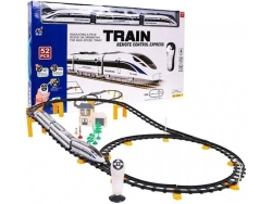 Железная дорога с пультом управления (поезд Сапсан, длина полотна 396 см, свет, звук) - LQ-2806Y-2
