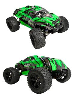 Радиоуправляемый монстр Remo Hobby (зеленый) 4WD 2.4G 1/14 RTR - RH1431-GREEN