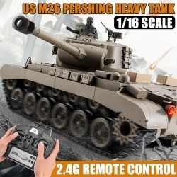 Радиоуправляемый танк Heng Long Snow Leopard USA M26 V7.0 масштаб 1:16 - 3838-1 V7.0