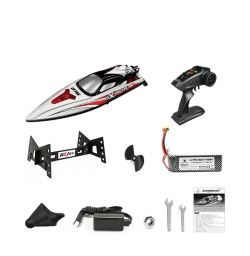 Радиоуправляемый катер HJ Toys Grey Extreme (48 см, 55 км/ч, Brushless) - HJ816PRO-GREY-BAG