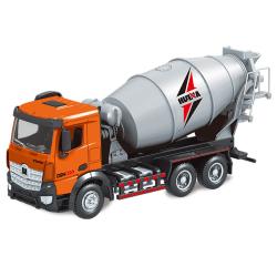 Металлическая модель бетономешалка Huina 1:50 - HN1737-ORANGE