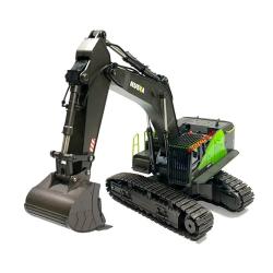 Металлический гусеничный экскаватор HUI NA TOYS масштаб 1:50 - HN1721-GREEN