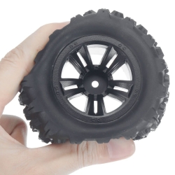 Колесо в сборе для автомоделей MJX 1/16, черное - MJX-16300B