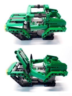 Конструктор CaDA Technic монстр-внедорожник совместим с C52005W, инерционный (182 детали) - C52006W