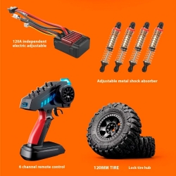Радиоуправляемая машина краулер MN Model Mangniu 4WD RTR масштаб 1:10 2.4G - MN-222|GREY