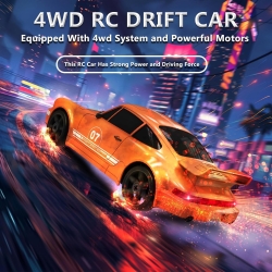 Радиоуправляемая машина для дрифта NQD Porsche 911 GT RS 4WD 1:24 - 757-4WD33B