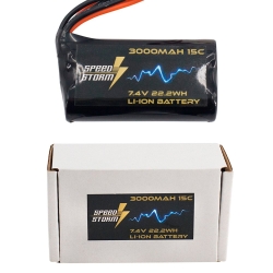 Аккумулятор Speed Storm Li-ion 18650 7.4V 3000 mAh разъем T-plug (Deans) - SS-2S3000-D