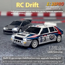 Радиоуправляемая машина для дрифта LD RC масштаб 1:28 4WD 2.4G Lancia Delta HF - 2803PRO White