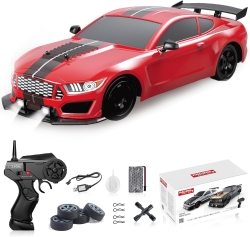 Радиоуправляемая машина для дрифта HB Ford Mustang (4WD, свет, пар, акб, 1:16) - SC16A01-1