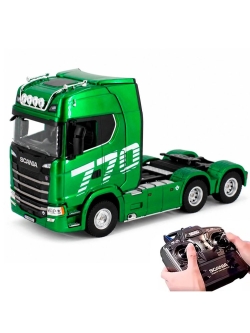Радиоуправляемый тягач Scania HUINA масштаб 1:18 - HN1501-GREEN