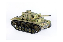 Радиоуправляемый танк Taigen 1/16 Panzerkampfwagen III (Германия) дым, свет (для ИК боя) V3 2.4G RTR камуфляж - TG3848-BC-IR3.0