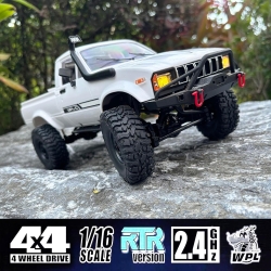 Радиоуправляемая машина пикап WPL Hilux (белый) C-24-1 4WD 1:16 RTR
