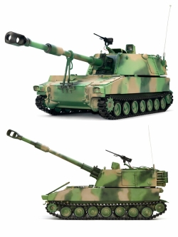 Радиоуправляемый танк Tongde  M109A2 Howitzer Camo Upgrade - TD-M2109UC
