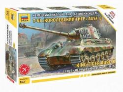 Модель Сборная ZVEZDA Немецкий танк "Королевский тигр" (сборка без клея), 1:72