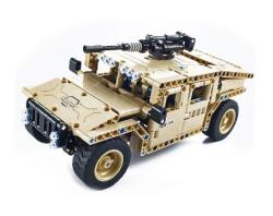 Радиоуправляемый конструктор военный джип QiHui Technics QH8014